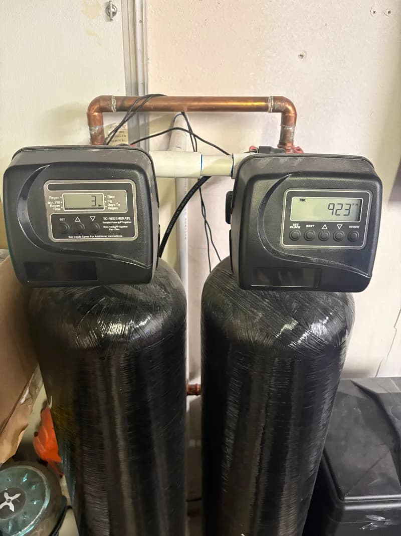 Whole home water softener installation - Regal Plumbing & Rooter